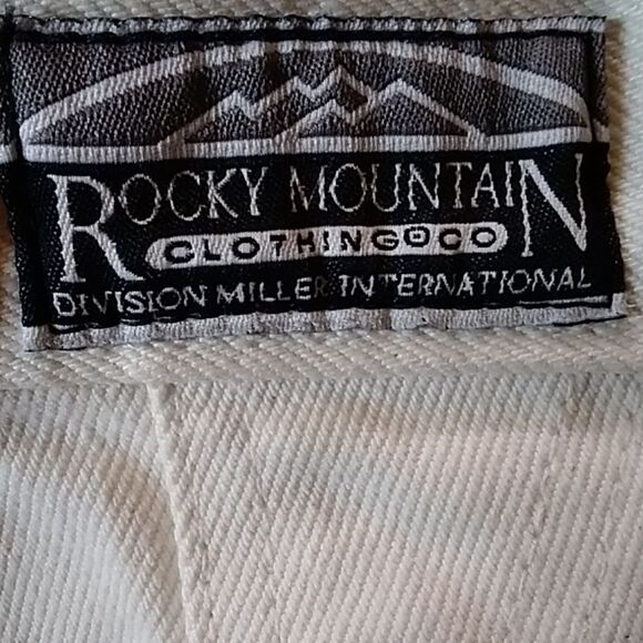 VTG Rare Rocky Mountain N Clothin Go on Rockies Women's Jeans Size 28/7 - Picture 12 of 16